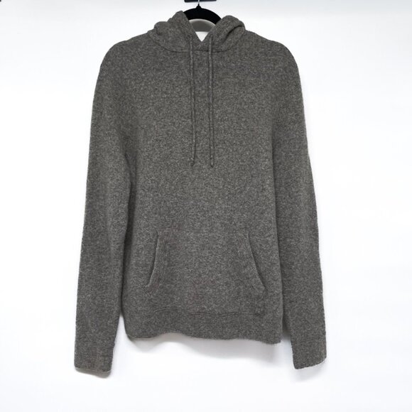 Abercrombie & Fitch Yak Wool Knit Loose Fit Sweater Hoodie Pullover Sweatshirt - Picture 1 of 9